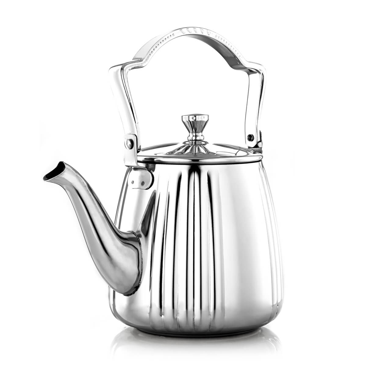 Almarjan 1.2 Liter Stainless Steel Tea Kettle Silver - STS0010647
