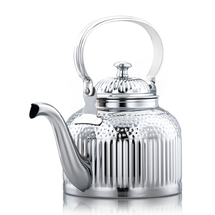  Almarjan 1.5 Liter Maraba'a Collection Stainless Steel Tea Kettle Silver - STS0010690 
