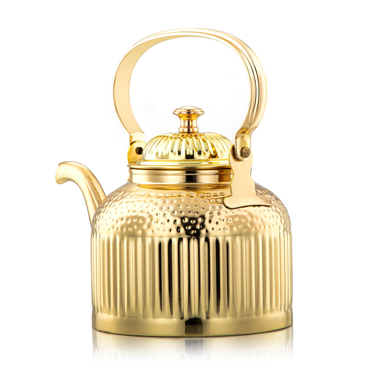  Almarjan 2 Liter Maraba'a Collection Stainless Steel Tea Kettle Gold - STS0010694 
