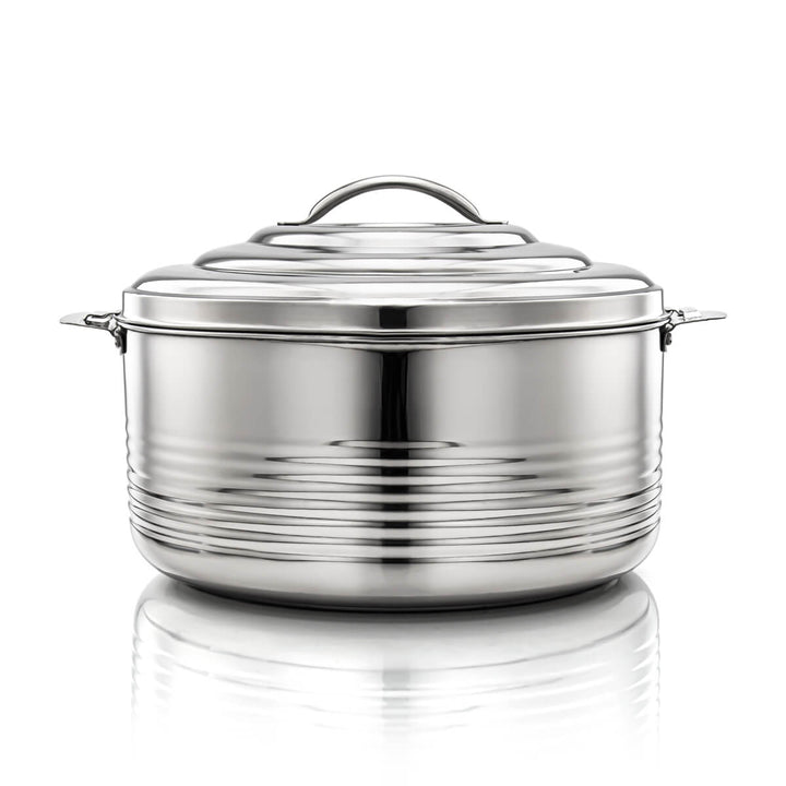 Almarjan 15 Liter Casa Collection Stainless Steel Hot Pot Silver- STS0290037