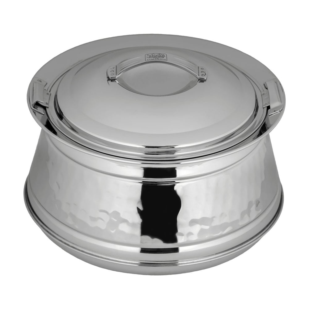 ALMARJAN Harisa Collection Stainless Steel Hot Pot Silver 2000 ML STS0292212