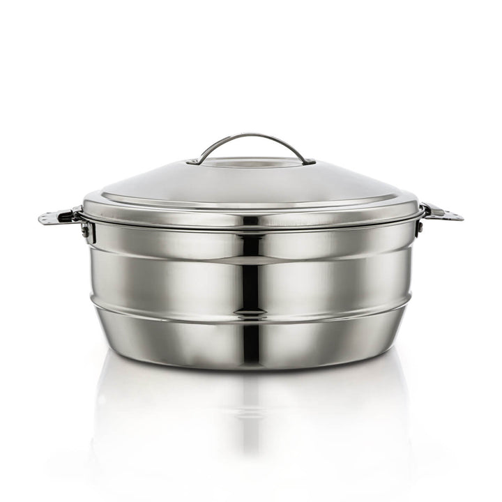 Almarjan 4 Pieces Mona Collection Stainless Steel Hot Pot Silver - STS0292664